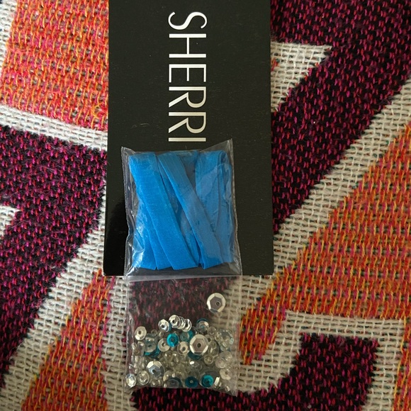 ☀️SOLD☀️Sherri Hill PROM dress blue beaded bodice - Picture 8 of 8